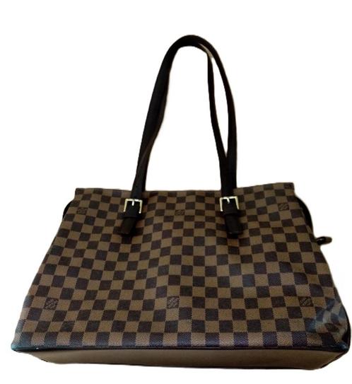 Louis Vuitton Chelsea Damier Ebene, Handtassen en Accessoires, Tassen | Damestassen, Gebruikt, Shopper, Bruin, Ophalen