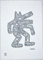 Prachtige Lithografie + certificaat • Keith Haring “hond”, Antiek en Kunst, Kunst | Litho's en Zeefdrukken, Ophalen of Verzenden