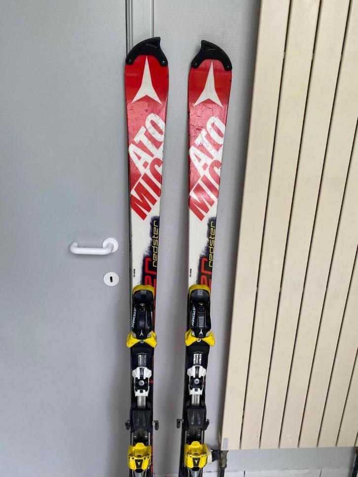 Atomic SL 165 FIS-norm met NEOX 12-bindingen, Sport en Fitness, Skiën en Langlaufen, Gebruikt, Ski's, Ski, Atomic, Carve, 160 tot 180 cm
