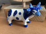 Beeldje Delft koe blauw wit 7 x 4,5 cm, Animal, Enlèvement ou Envoi, Neuf