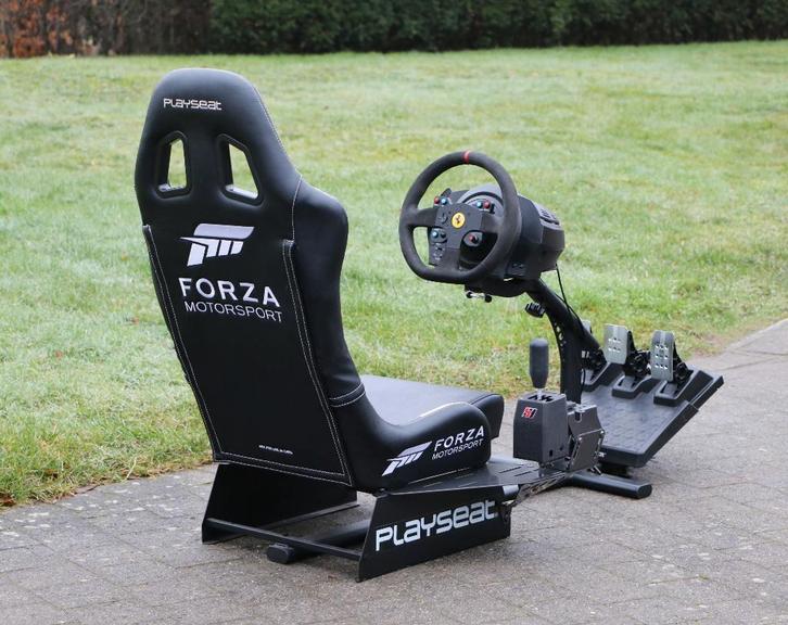 Forza Playseat + Thrustmaster T300 Ferrari Integral, Consoles de jeu & Jeux vidéo, Consoles de jeu | Sony Consoles | Accessoires