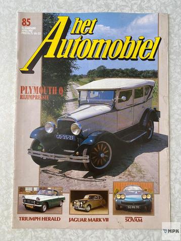 Het Automobiel Magazine April 1987 #85 Plymouth Q Sovam beschikbaar voor biedingen