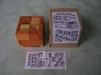 Breinbreker puzzel hout Vinco 3/4-Cube, Hobby en Vrije tijd, Ophalen of Verzenden, Nieuw, Rubik's of 3D-puzzel