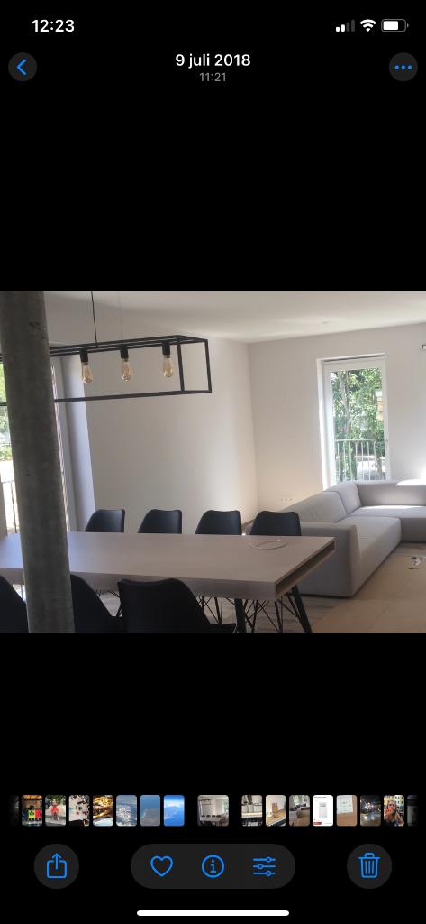 Eet tafel, Huis en Inrichting, Tafels | Eettafels, Ophalen, Gebruikt, Modern/ landelijk, 100 tot 150 cm