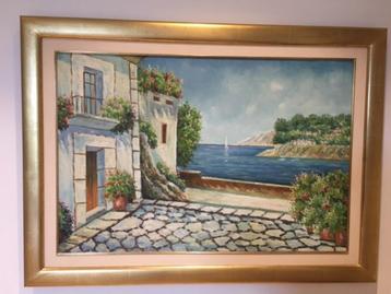 Magnifique tableau, encadrement Schleiper de belle qualité, Enlèvement ou Envoi