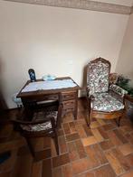 Antiek bureau en beklede stoelen, Antiek en Kunst, Ophalen