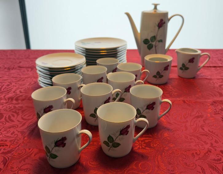 VINTAGE KOFFIE SERVIES BAVARIA JAREN 60-70, Antiek en Kunst, Antiek | Servies compleet, Ophalen