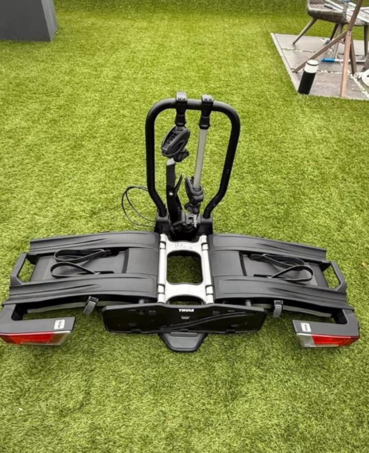 Thule Fietsendrager XT2 933, Auto diversen, Fietsendragers, Zo goed als nieuw, Trekhaakdrager, 2 fietsen, Brede banden, Elektrische fiets