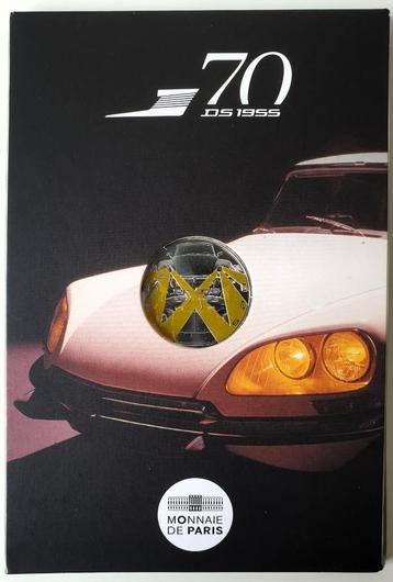 Frankrijk 10 euro 2025 70 jaar Citroen DS Coincard (schaars) beschikbaar voor biedingen