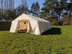 legertent van 5,6m op 10 m, Caravans en Kamperen, Tenten, Ophalen, Gebruikt