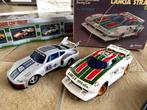 NIKKO Lancia Stratos en Taiyo Porsche 935 Turbo Radio Racer, Hobby en Vrije tijd, Modelbouw | Radiografisch | Auto's, Ophalen