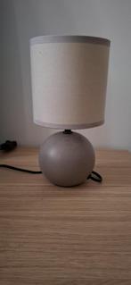 tafel/nachtlampje taupe  Hoogte 25 cm, Ophalen of Verzenden, Zo goed als nieuw, Minder dan 50 cm