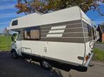 Fiat Hymer Diesel Kampeerwagen Oldtimer 5 personen, Bedrijf, Diesel, 5 tot 6 meter, Half-integraal