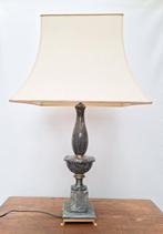Vintage Italiaanse tafellamp marmer/albast, Ophalen of Verzenden