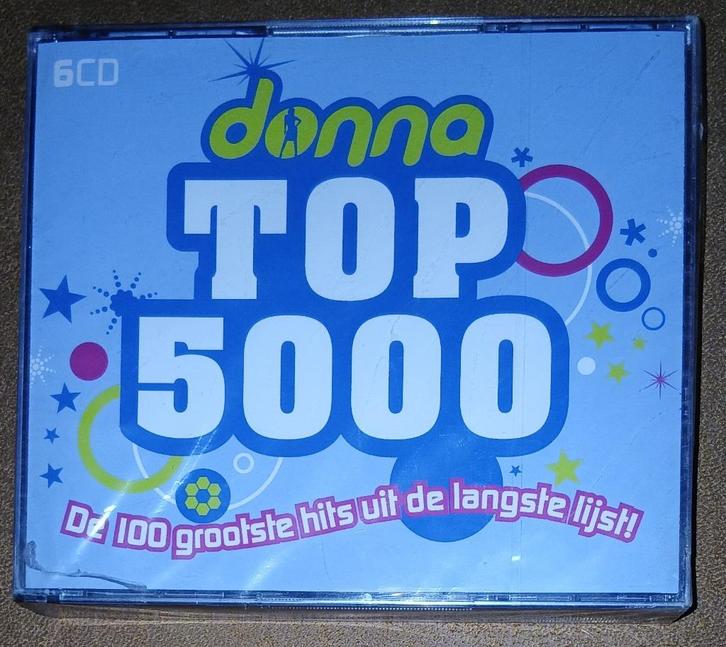 Donna Top 5000 – 6CD Box (2008, nieuw in verpakking), Cd's en Dvd's, Cd's | Pop, Nieuw in verpakking, 2000 tot heden, Boxset, Ophalen of Verzenden