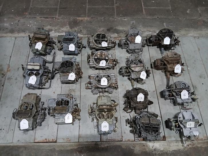 Holley, Carter, Autolite, Quadrajet carburateurs, Auto-onderdelen, Brandstofsystemen, Amerikaanse onderdelen, Ford, Oldtimer onderdelen