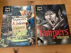 2 tekenboeken : tovenaars & heksen tekenen/vampiers tekenen, Ophalen, Nieuw, Boek of Gids