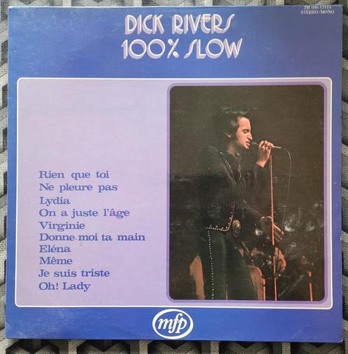 LP Dick Rivers 100% Slow de 1973, CD & DVD, Vinyles | Rock, Utilisé, Rock and Roll, Enlèvement ou Envoi