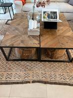 2 stuks landelijke,stoere,sobere,industriële salontafels, Huis en Inrichting, Ophalen, Gebruikt, 100 tot 150 cm, 50 tot 100 cm