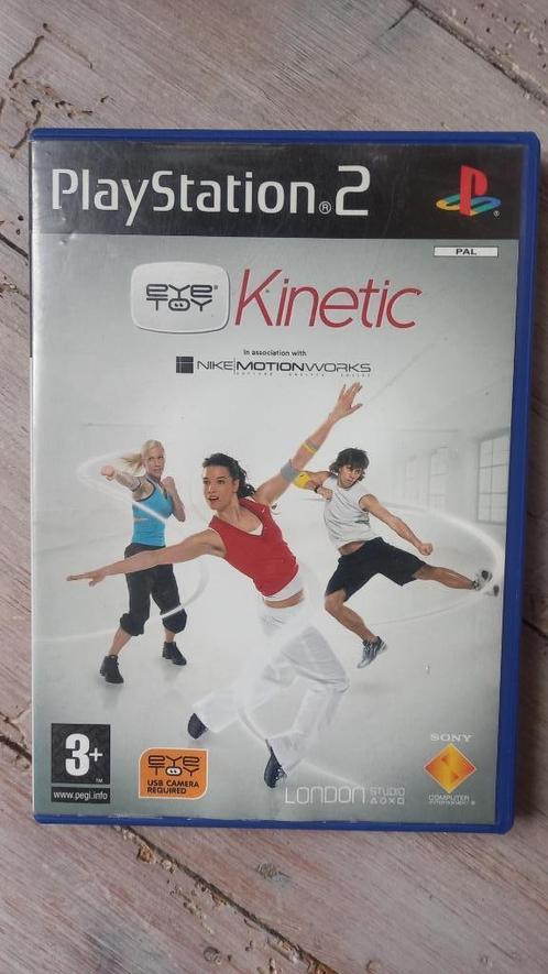 Playstation 2 spel kinetec eyetoy, Games en Spelcomputers, Games | Sony PlayStation 2, Zo goed als nieuw, Sport, 3 spelers of meer