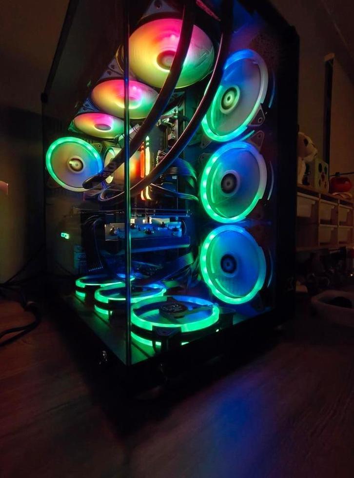 Ryzen 5 5700XT gaming-pc, Computers en Software, Desktop Pc's, Zo goed als nieuw, SSD, Gaming, Ophalen of Verzenden