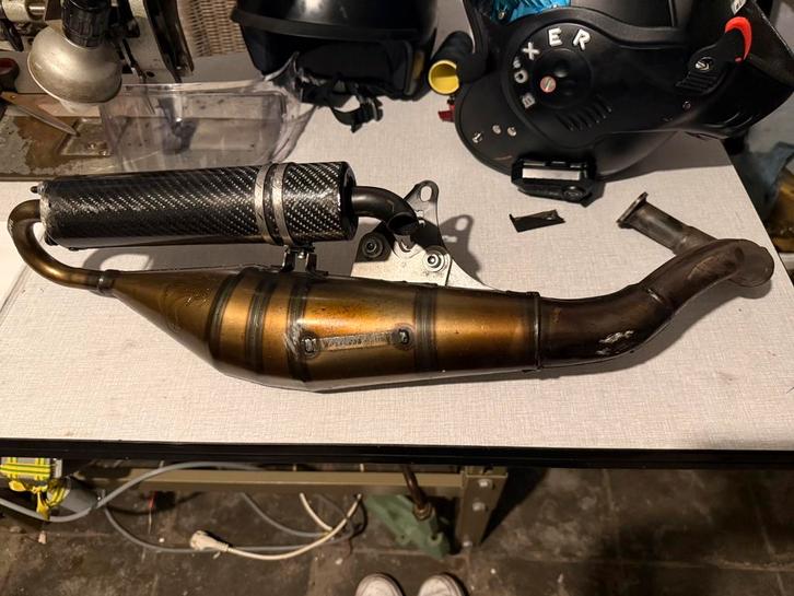 Terugloop uitlaat voca, Fietsen en Brommers, Brommers | Tuning en Styling, Zo goed als nieuw, Ophalen of Verzenden