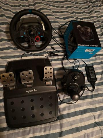 Racestuur Logitec G29+ handbak, Playstation&PC Racestuur, Enlèvement, Comme neuf, Volant ou Pédales, PlayStation 5