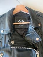 Zwart leren jasje in perfecte staat!, Comme neuf, Zara, Noir, Taille 38/40 (M)