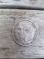 +++  5 FR  Leopold ll Roi des belges /1875+++, Collections, Collections Autre, Enlèvement ou Envoi, Utilisé