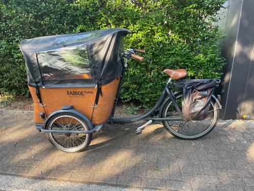 bakfiets, Fietsen en Brommers, Fietsen | Bakfietsen, Gebruikt, Overige merken, 4 kinderen of meer, Elektrisch, Huif, Ophalen