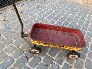 Oude vintage AMF Junior 7X wagon kar beschikbaar voor biedingen