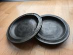 Set van 6 tinnen borden – 95% tin – Pompe Frères – 22 cm, Antiek en Kunst, Ophalen of Verzenden