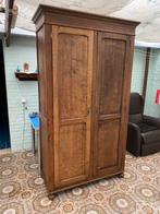 Armoire d'entrée ancienne entièrement en chêne, Enlèvement