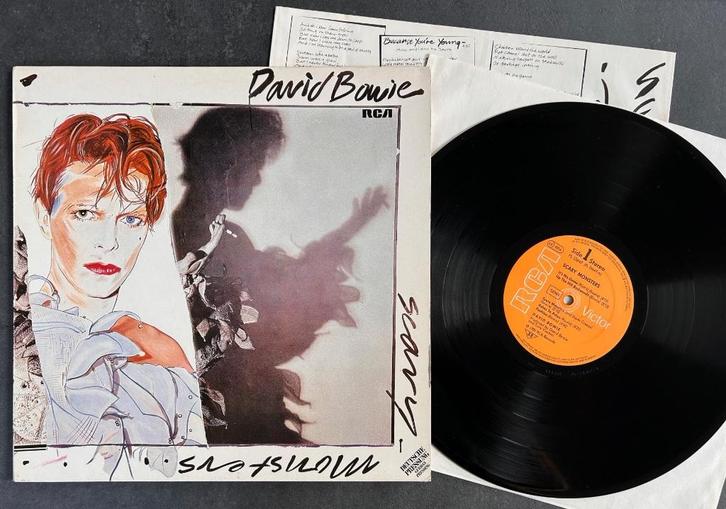 DAVID BOWIE - Scary monsters and super creeps ( LP ), Cd's en Dvd's, Vinyl | Rock, Zo goed als nieuw, Poprock, 12 inch, Verzenden