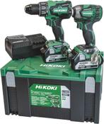 HiKOKI Combiset 3 pièces 4X Batteri5,0 2X coffre, Enlèvement