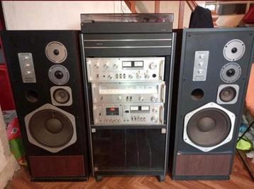Chaîne Hi-Fi vintage Saba Braun avec enceinte marantz  beschikbaar voor biedingen