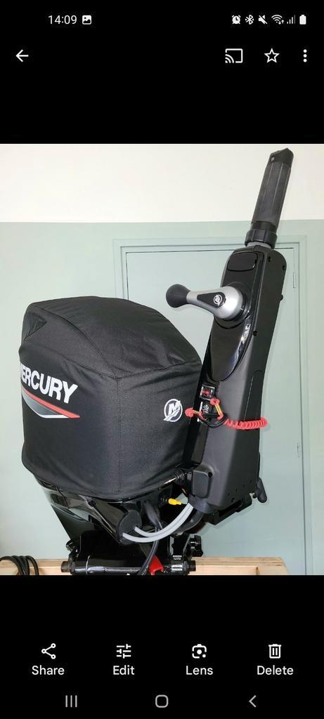Mercury 60Pk buitenboordmotor met bigtiller, Watersport en Boten, Buiten- en Binnenboordmotoren, Buitenboordmotor, Ophalen