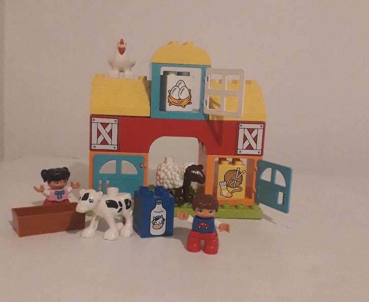 Duplo 10617 Eerste boerderij - complete set, Kinderen en Baby's, Speelgoed | Duplo en Lego, Zo goed als nieuw, Duplo, Complete set