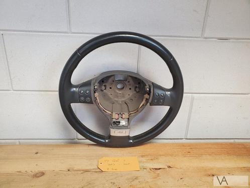 VW Golf 5 2003 - 2008 leer lederen stuur R LINE knoppen €75, Auto-onderdelen, Besturing, Volkswagen, Gebruikt, Ophalen of Verzenden