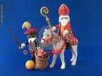 Playmobil 4893 Sinterklaas, zwarte Piet en Amerigo COMPLEET!, Envoi, Comme neuf