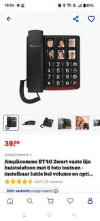 Amplicomms BT40 vaste lijn, seniorentelefoon/slechthorende, Telecommunicatie, Ophalen