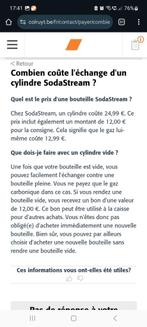 Bouteille de gaz sodastream easy click neuve, Elektronische apparatuur, Bruiswatermachines, Ophalen, Nieuw