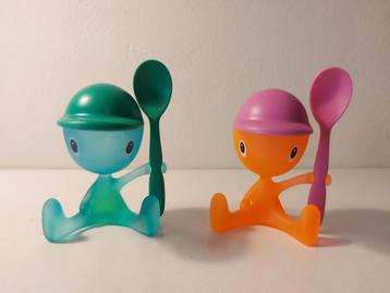 Alessi set van 2 eierdopjes, Enlèvement ou Envoi, Utilisé
