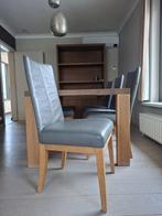 6 mooie stoelen te koop, Enlèvement, Comme neuf, Gris, Bois