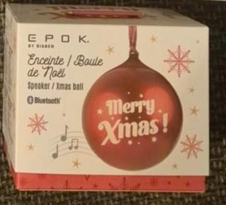 Enceinte boule de Noël Bluetooth qui s'illumine, TV, Hi-fi & Vidéo, Enceintes