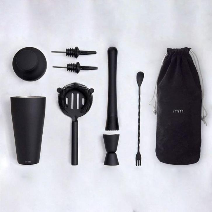Cocktail Shaker Set + Recepten, Zakelijke goederen, Horeca | Overige, Ophalen of Verzenden