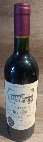 Vin château Roches Guitard, montagne saint Émilion, Collections, Vins, Enlèvement ou Envoi