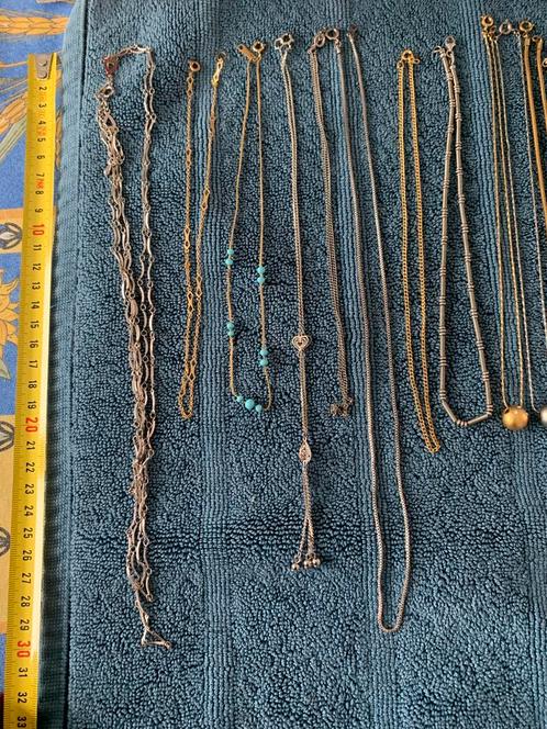 Diverses chainettes , verschillende kettingen, Handtassen en Accessoires, Kettingen, Overige materialen, Overige kleuren, Ophalen