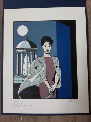 sérigraphie Erika Raven, Enlèvement