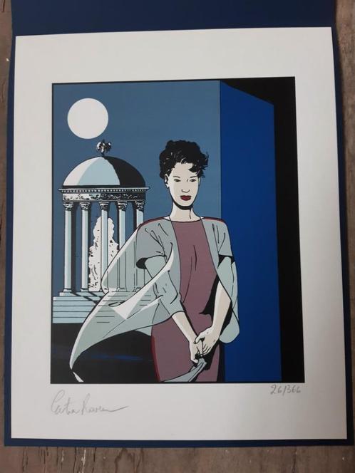 zeefdruk Erika Raven, Antiek en Kunst, Kunst | Litho's en Zeefdrukken, Ophalen
